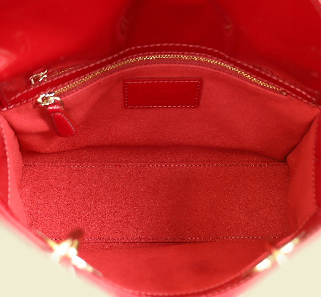 Christian Dior Red My ABCDior Lady Dior Small Bag