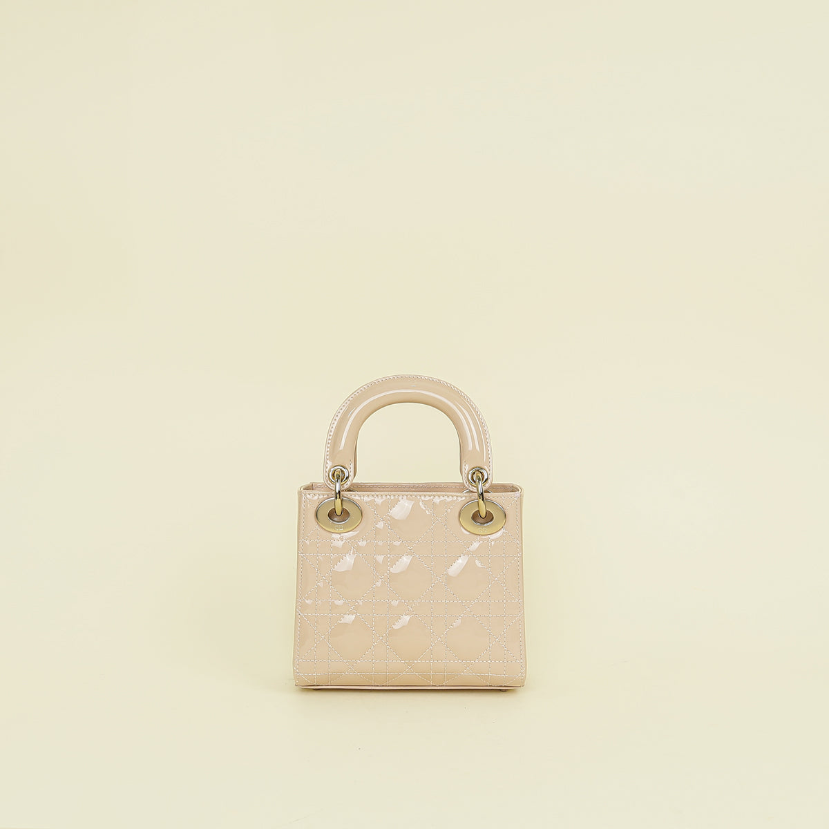 Christian Dior Nude Chain Mini Lady Dior Bag