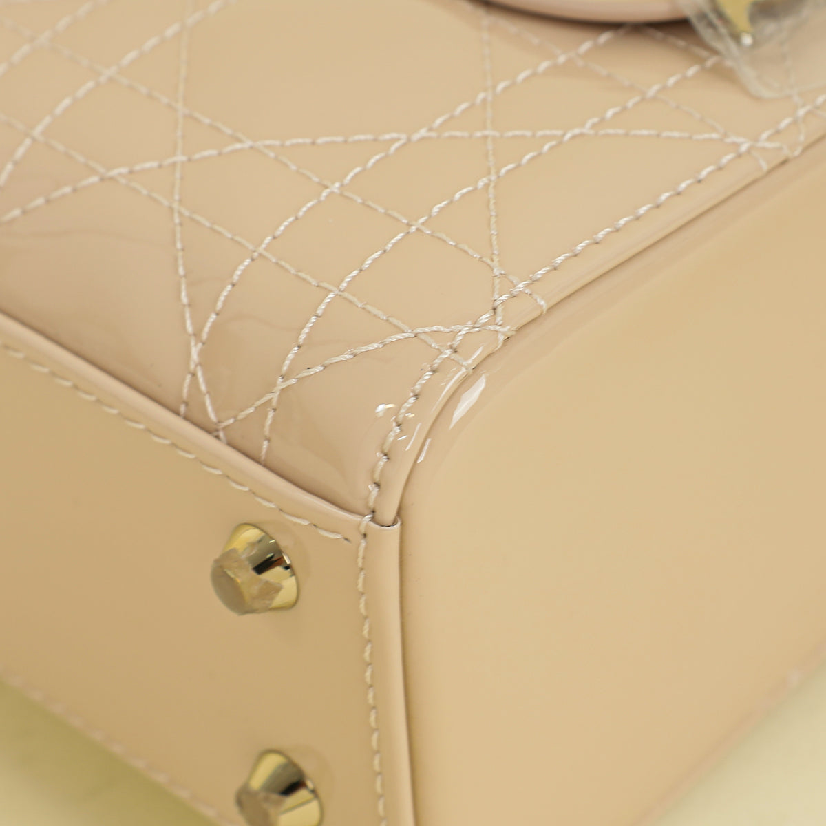 Christian Dior Nude Chain Mini Lady Dior Bag
