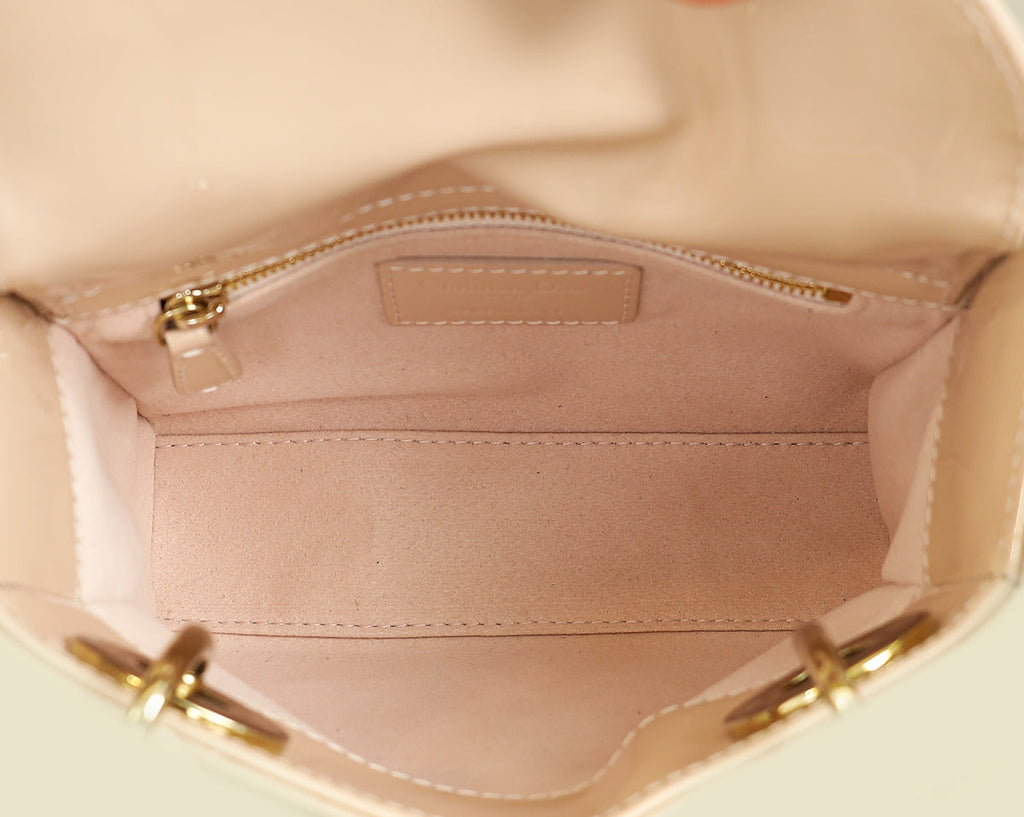 Christian Dior Nude Chain Mini Lady Dior Bag