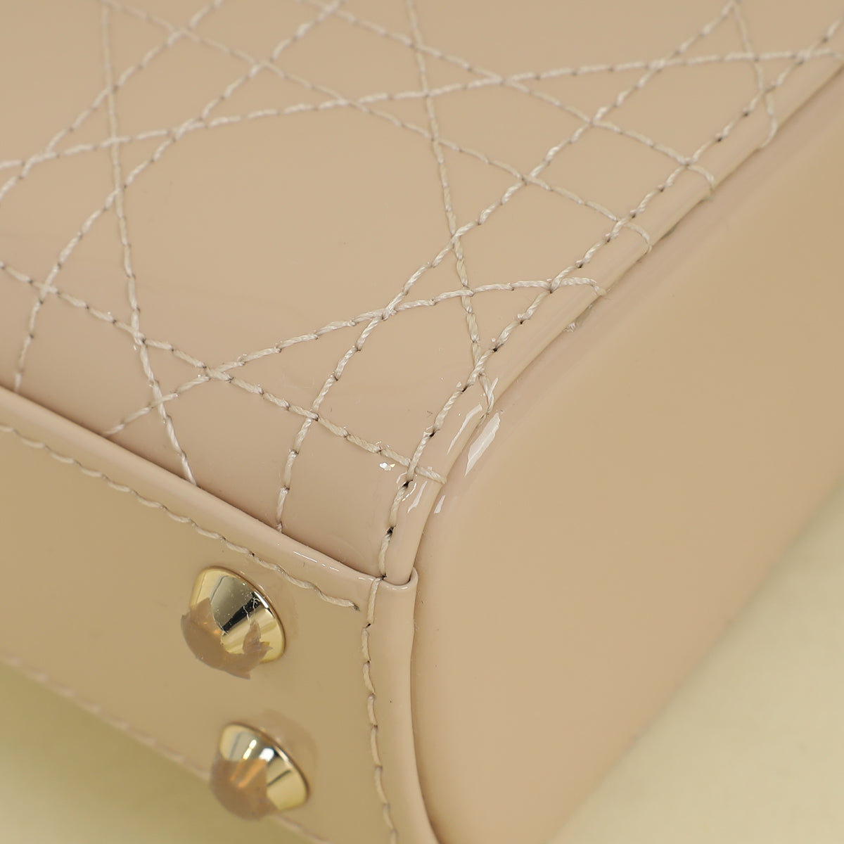Christian Dior Nude Micro Lady Dior Bag