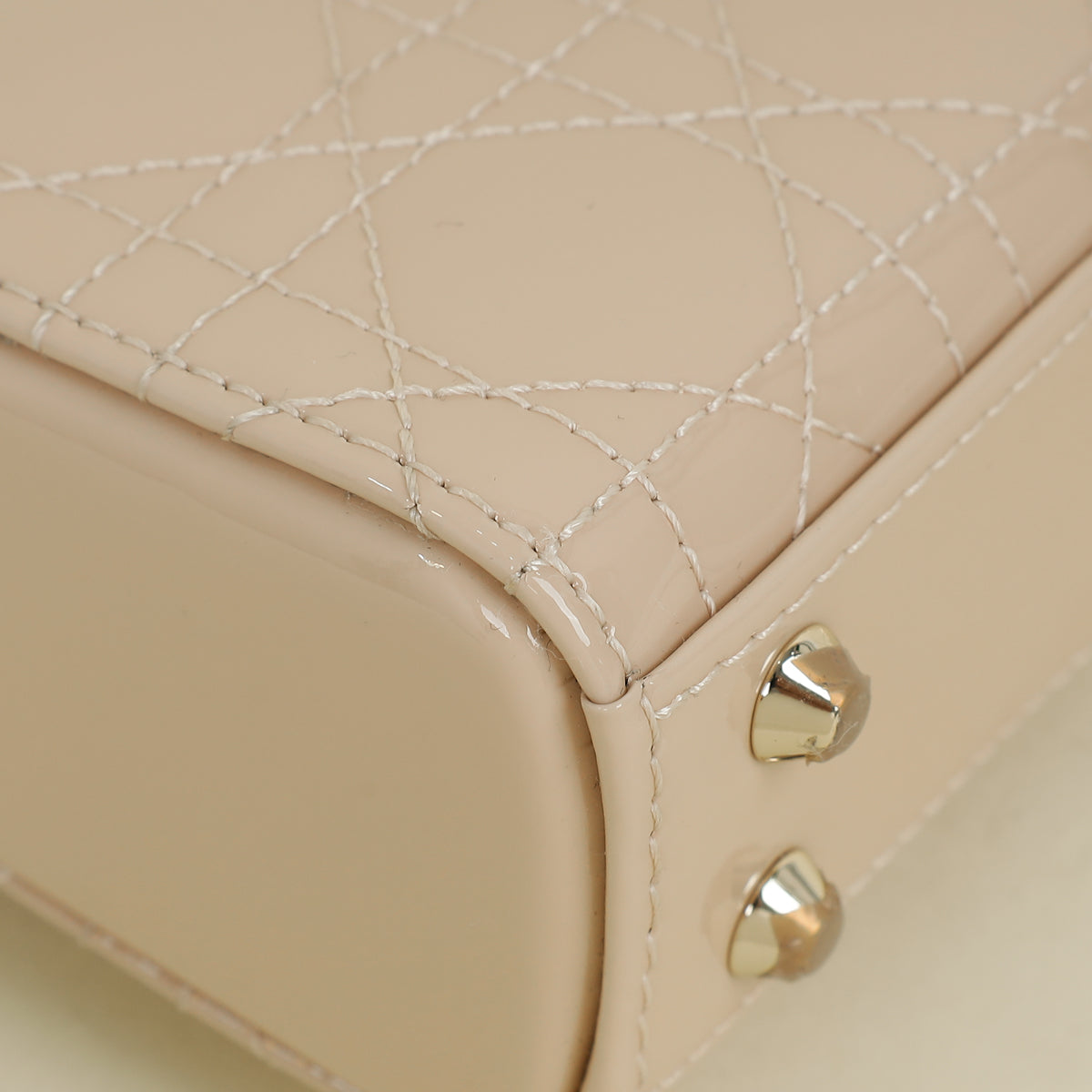 Christian Dior Nude Micro Lady Dior Bag