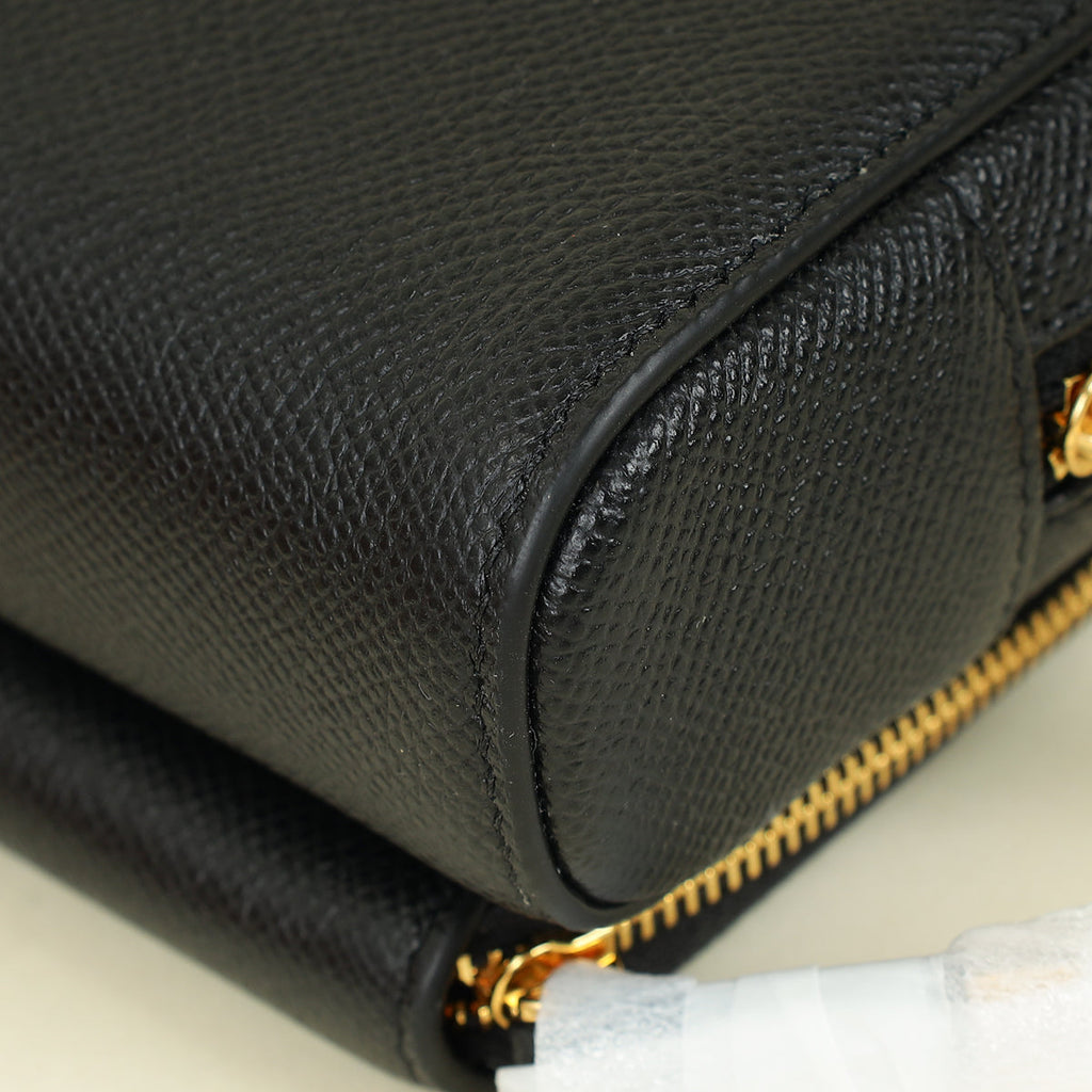 Christian Dior Black Caro Double Pouch Camera Bag