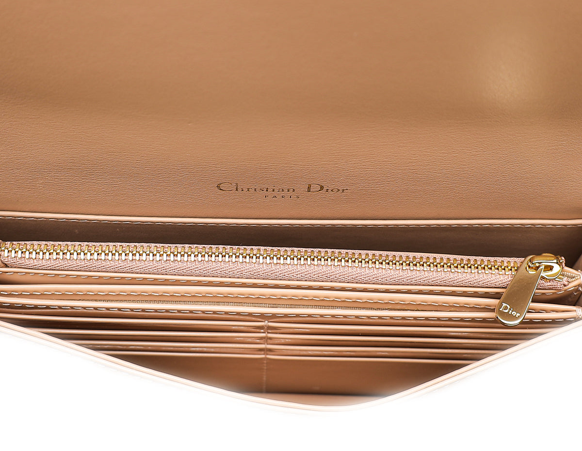 Christian Dior Rose des Vents Lady Dior Chain Pouch