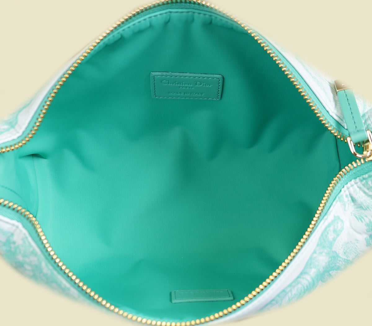 Christian Dior Aqua Toile de Jouy DiorTravel Nomad Medium Pouch
