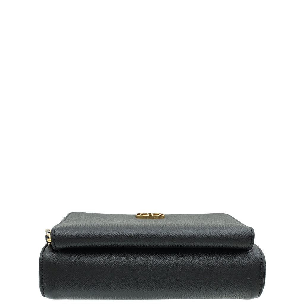 Christian Dior Black Caro Double Pouch Camera Bag