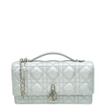 Christian Dior Iridescent Metallic Silver My Dior Cannage Mini Bag