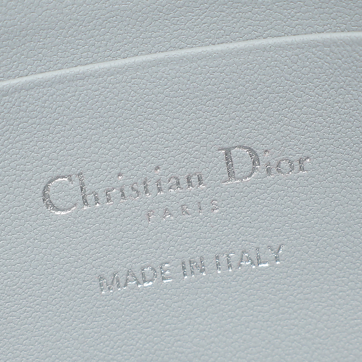 Christian Dior Iridescent Metallic Silver My Dior Cannage Mini Bag