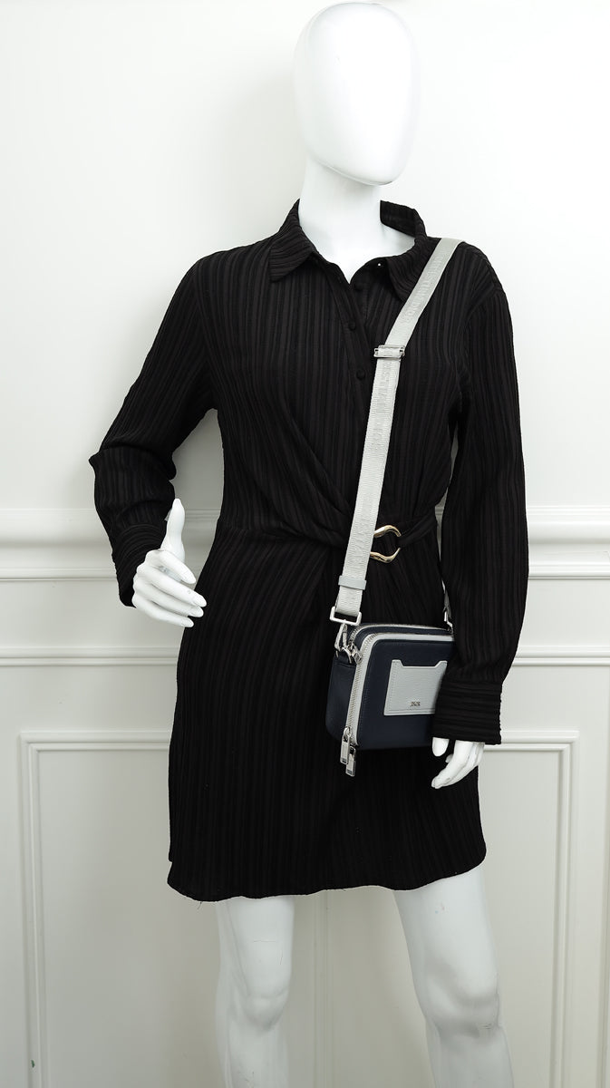 Christian Dior Bicolor Compact Mini Messenger Bag