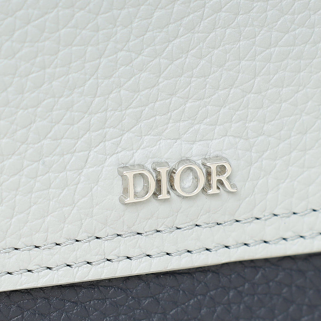 Christian Dior Bicolor Compact Mini Messenger Bag