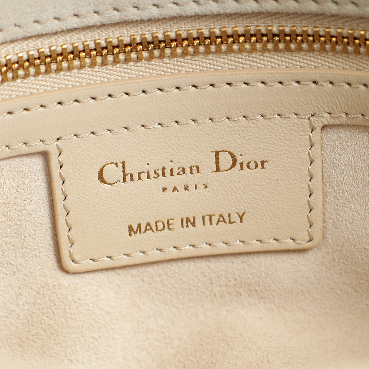Christian Dior Gold Multicolor Caro Embellished Small Flap Bag