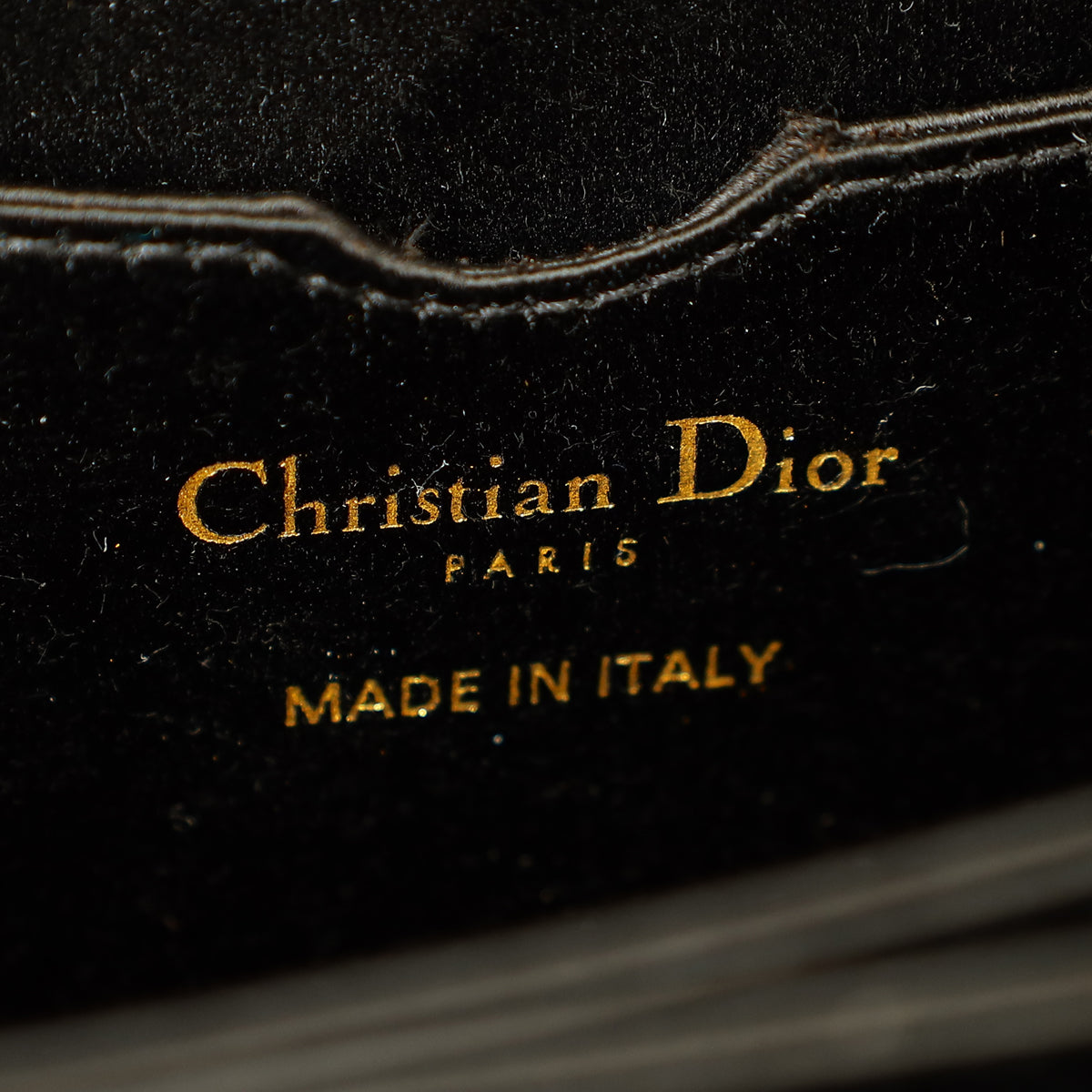 Christian Dior Black D-Bee Satin Evening Clutch Bag