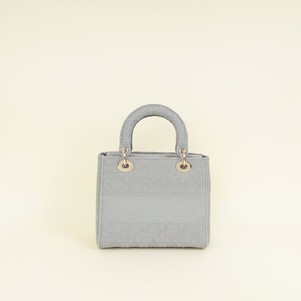 Christian Dior Gray Lady D-Lite Medium Bag