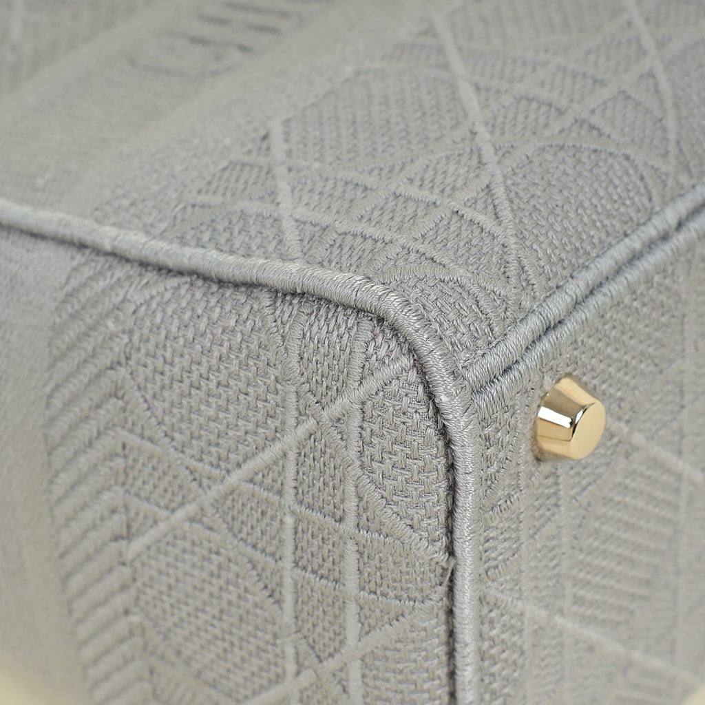 Christian Dior Gray Lady D-Lite Medium Bag