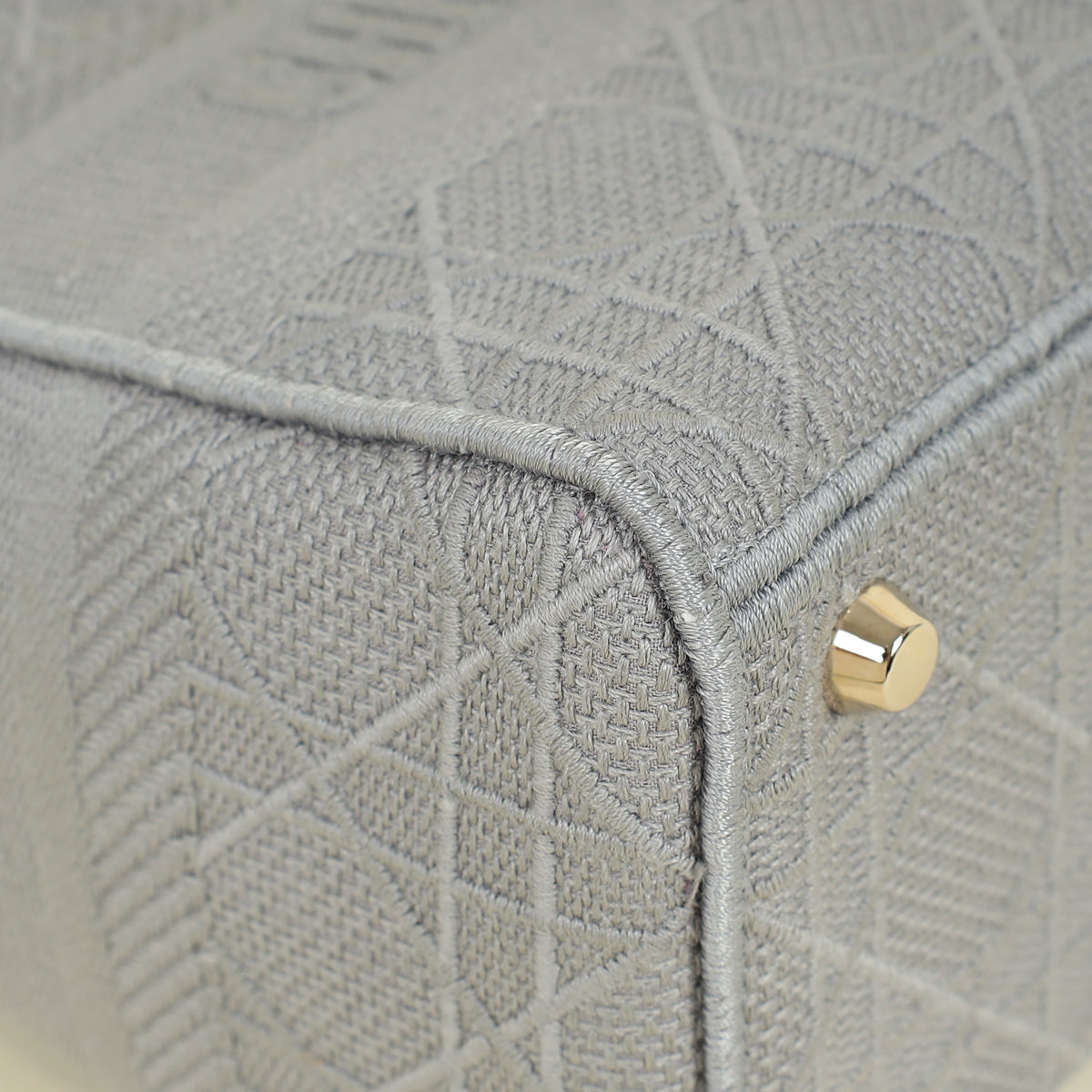 Christian Dior Gray Lady D-Lite Medium Bag