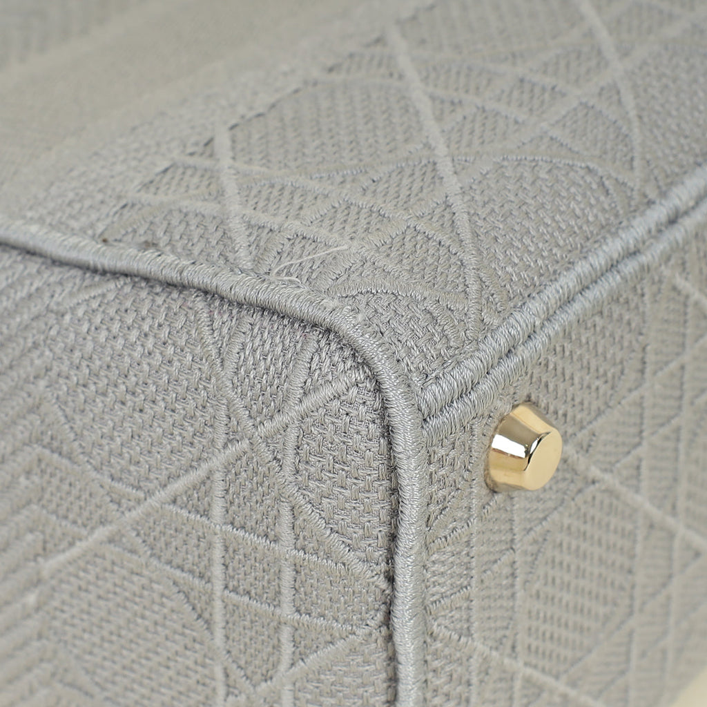 Christian Dior Gray Lady D-Lite Medium Bag