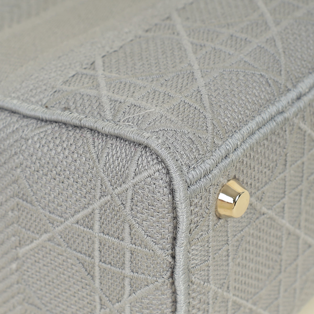 Christian Dior Gray Lady D-Lite Medium Bag