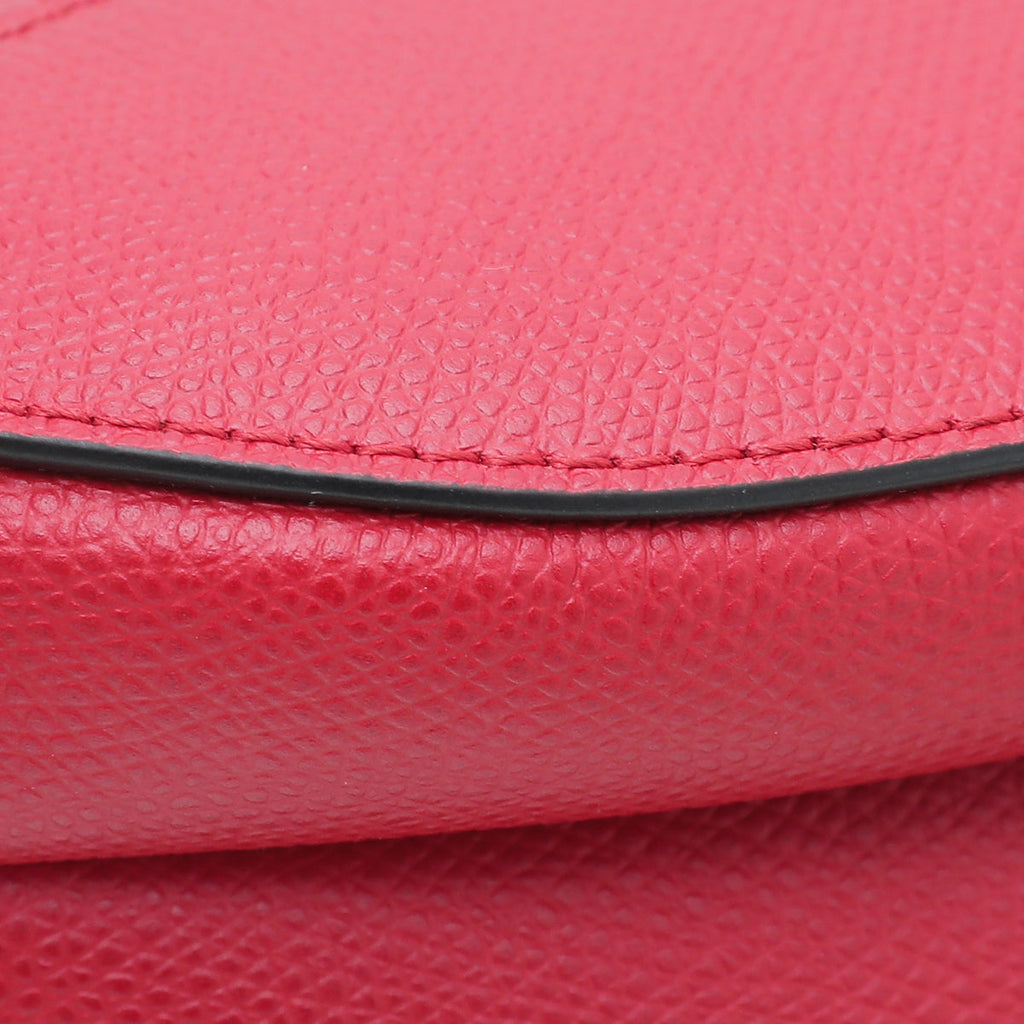 Christian Dior Red Saddle Mini Bag W/ Bag Strap