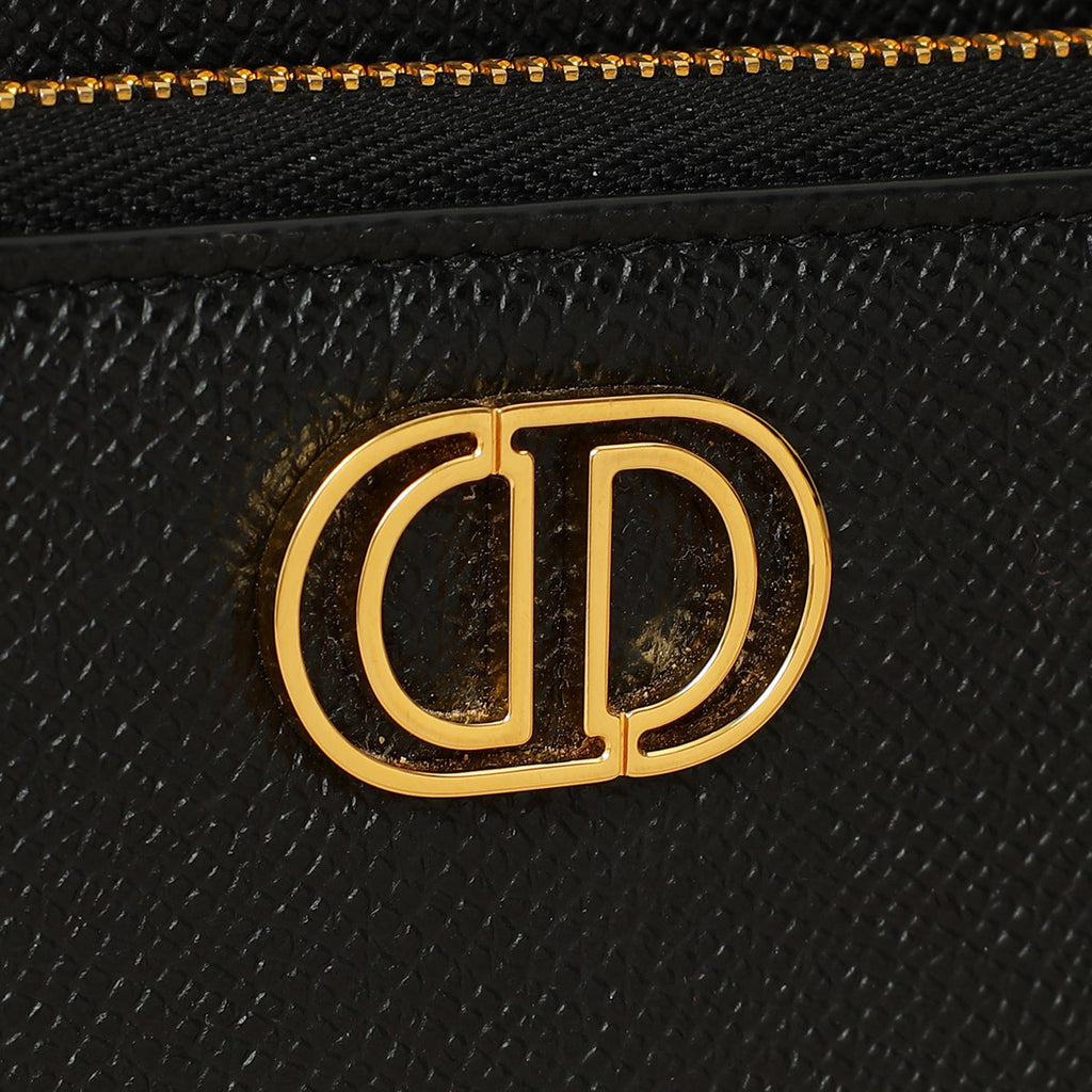 Christian Dior Black Caro Double Pouch Camera Bag