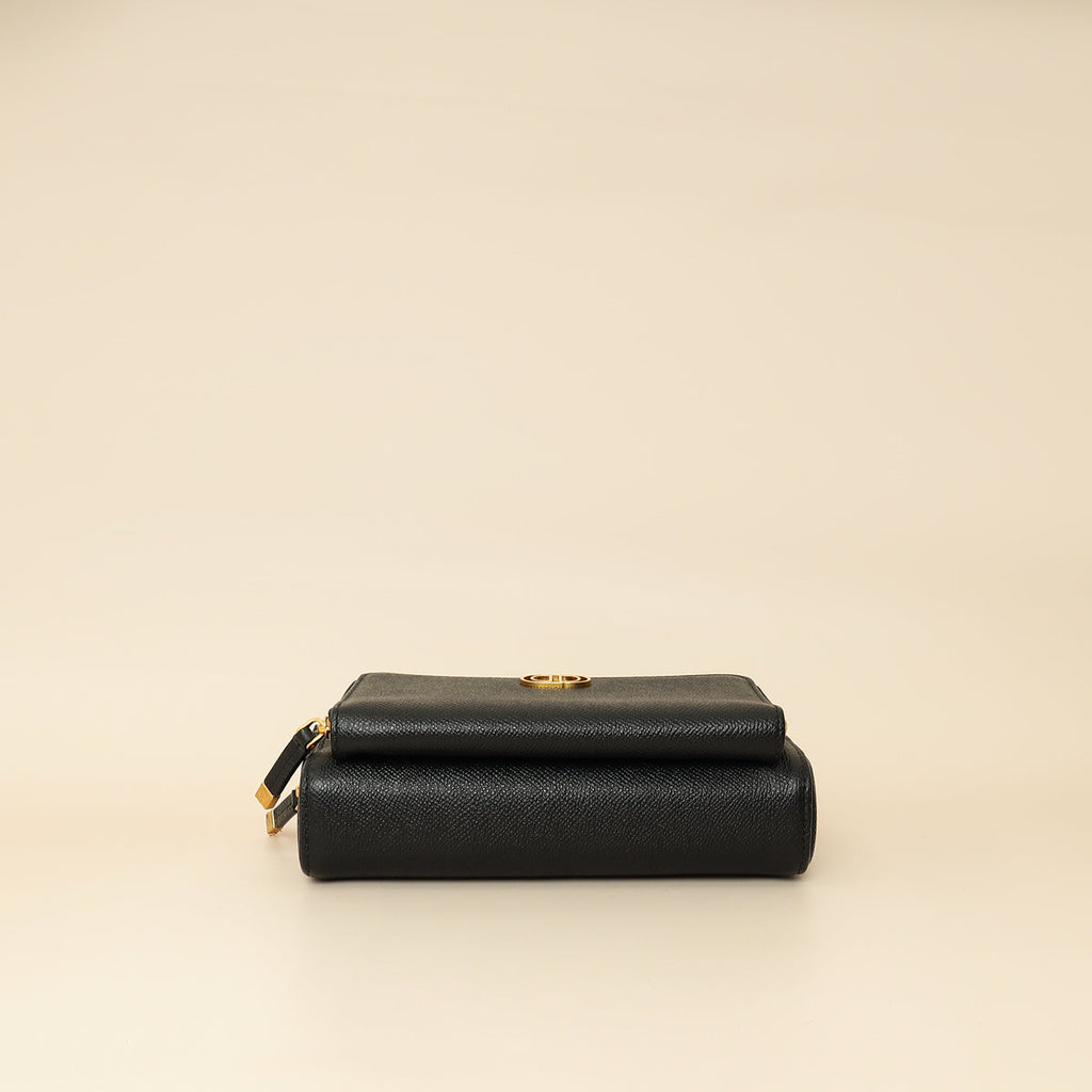 Christian Dior Black Caro Double Pouch Camera Bag