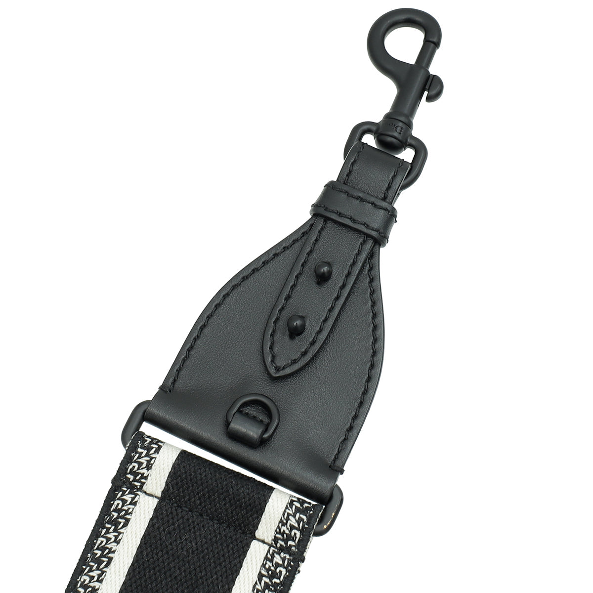 Christian Dior Bicolor Christian Dior Paris Embroidery Shoulder Strap