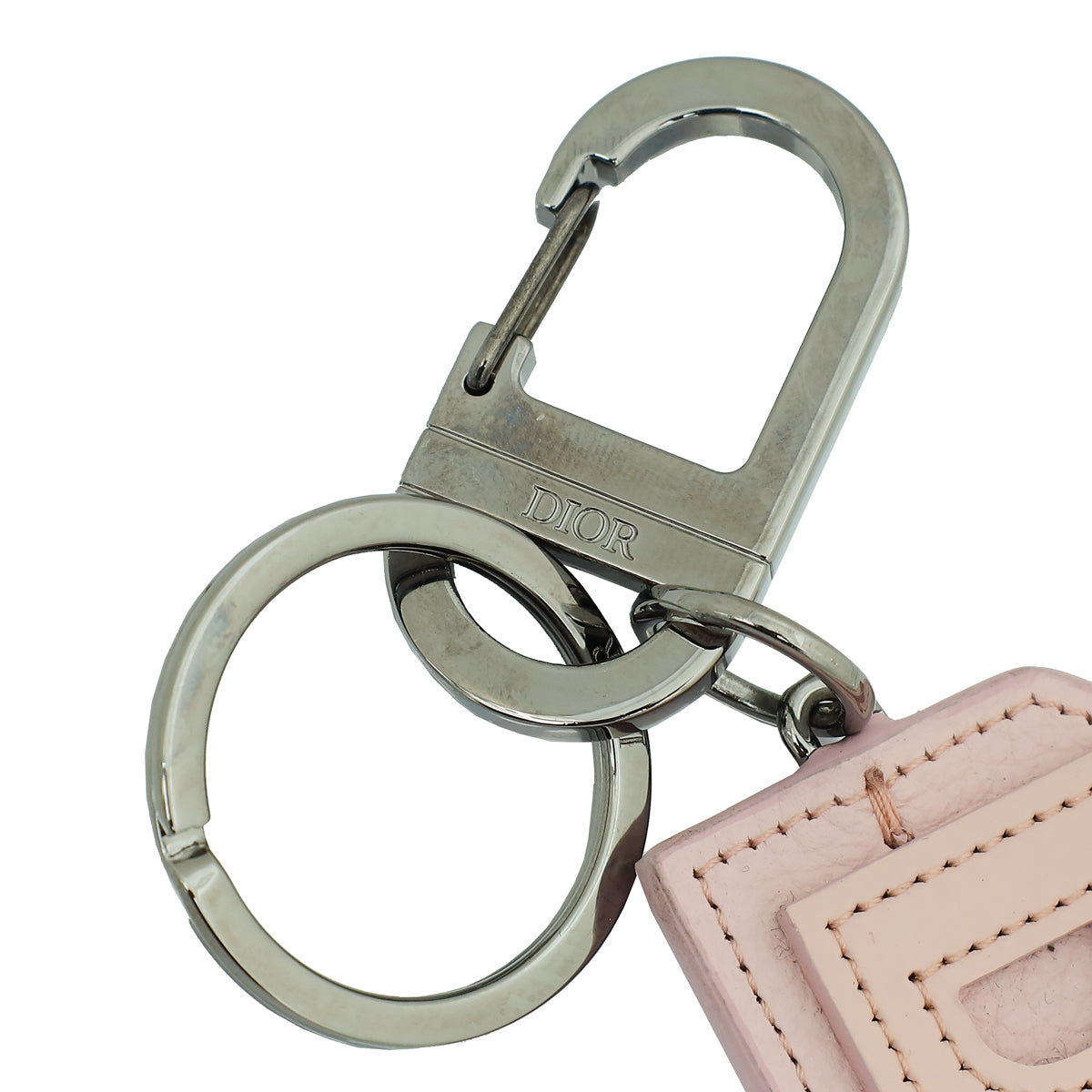 Christian Dior Pink Logo Key Ring