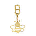 Christian Dior Gold x KAWS Brass Bee Charm Key Ring