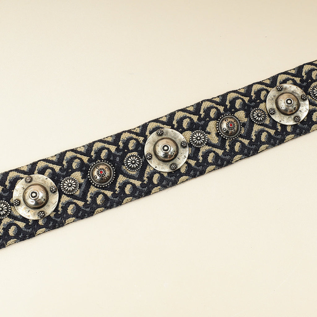 Christian Dior Navy Blue Signature Dior Vintage Oblique Medallion Bag Strap
