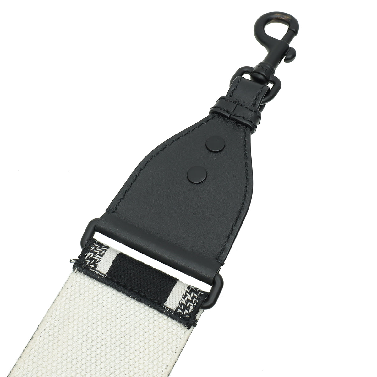 Christian Dior Bicolor Christian Dior Paris Embroidery Shoulder Strap
