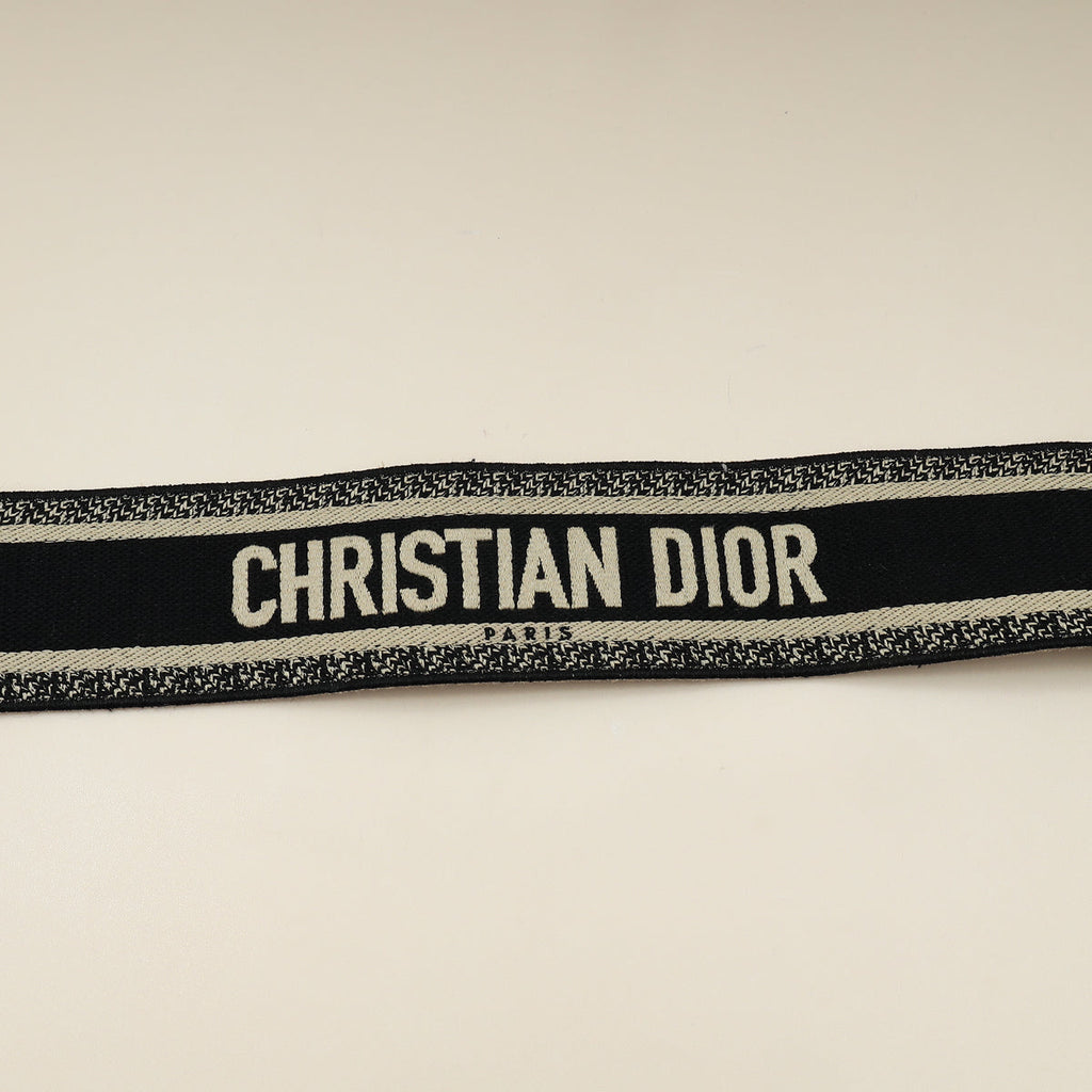 Christian Dior Paris Embroidery Shoulder Strap