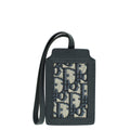 Christian Dior Navy Blue Oblique Luggage Tag