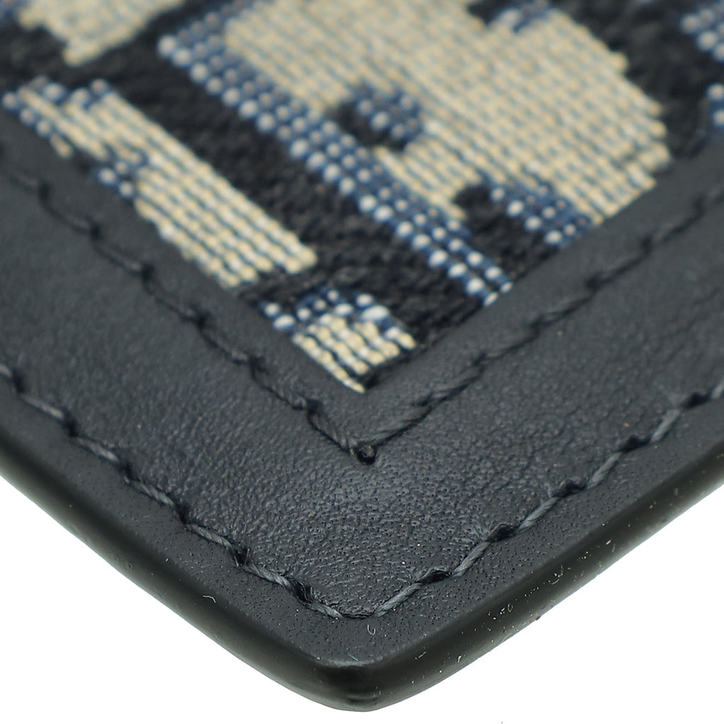 Christian Dior Navy Blue Oblique Luggage Tag