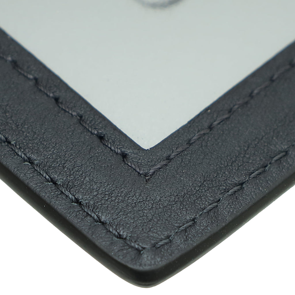 Christian Dior Navy Blue Oblique Luggage Tag