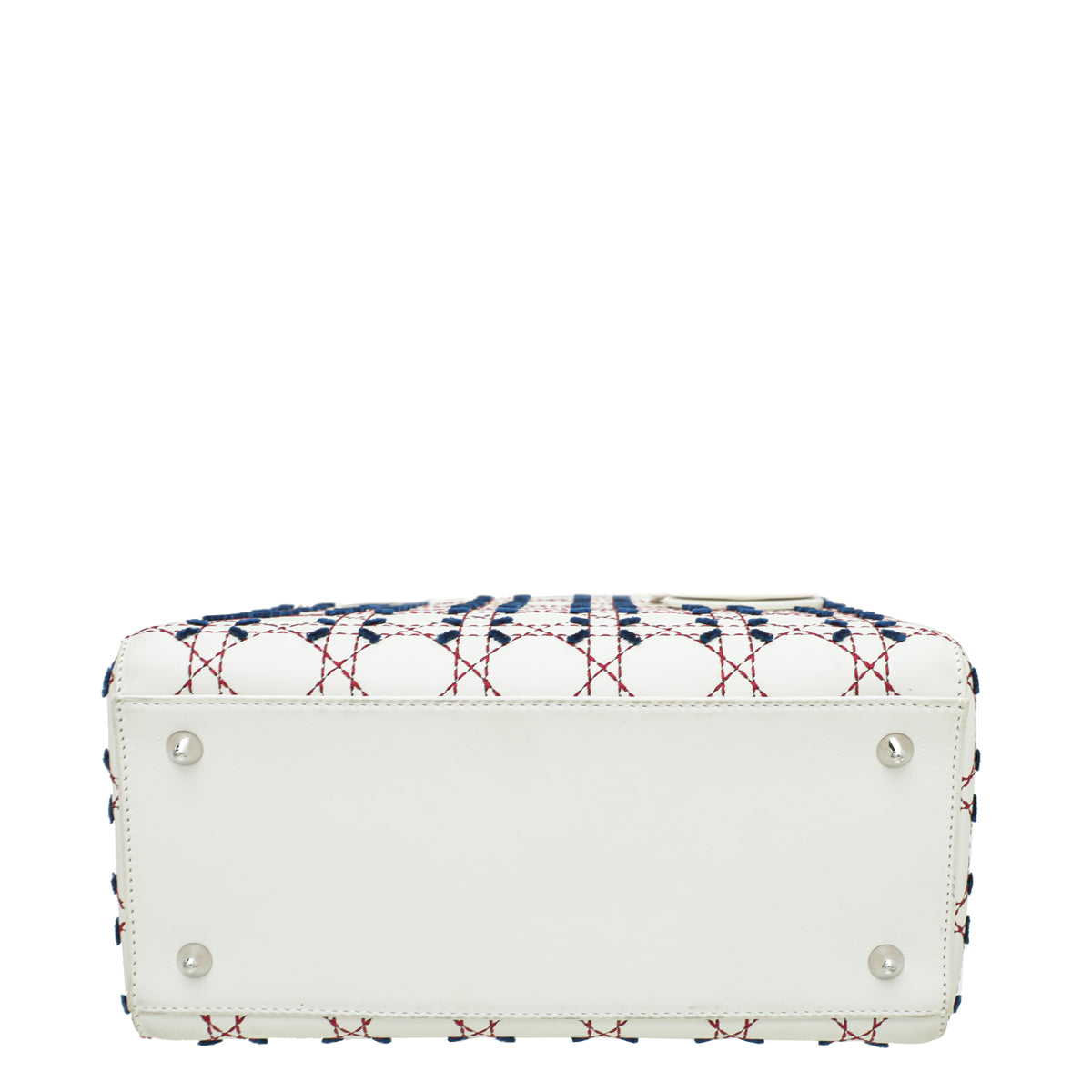 Christian Dior Tricolor Cannage Stitched Ltd.Ed. Lady Dior Medium Bag