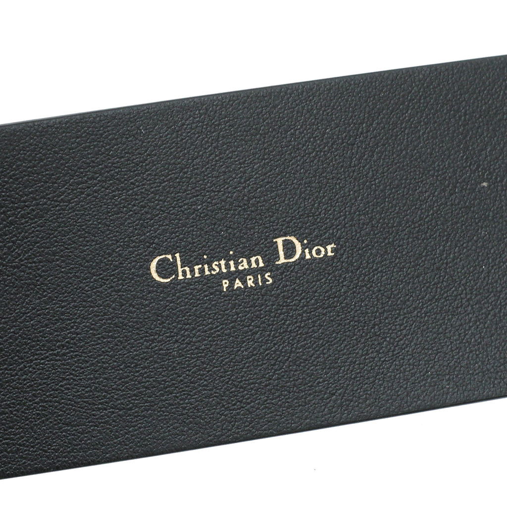 Christian Dior Black Diorquake 55mm Belt