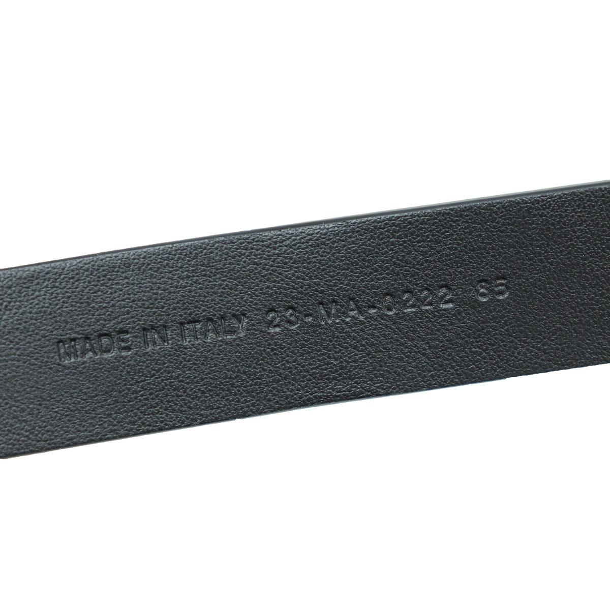 Christian Dior Black CD Cut Out 25mm Belt