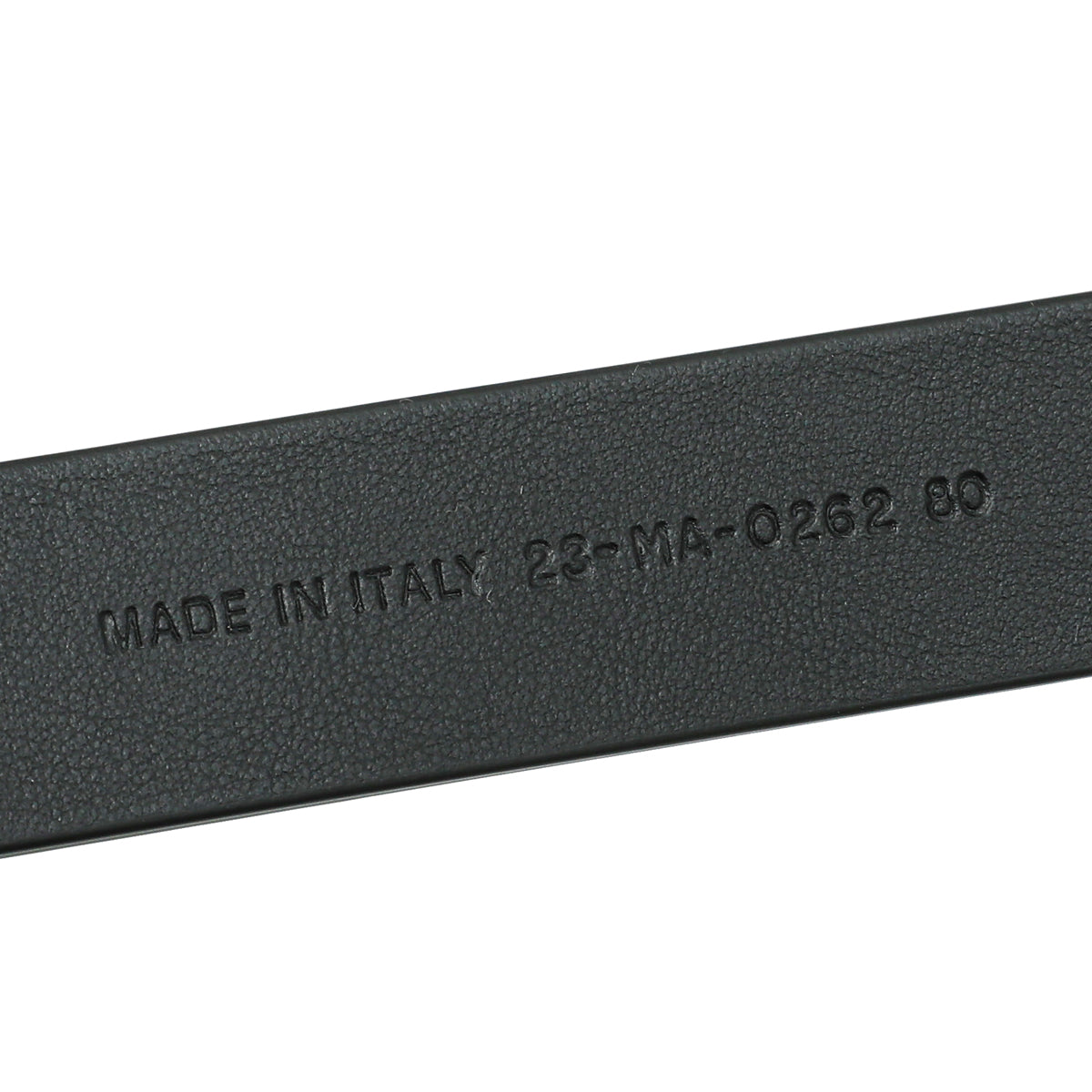 Christian Dior Black CD Cut Out Buckle Belt