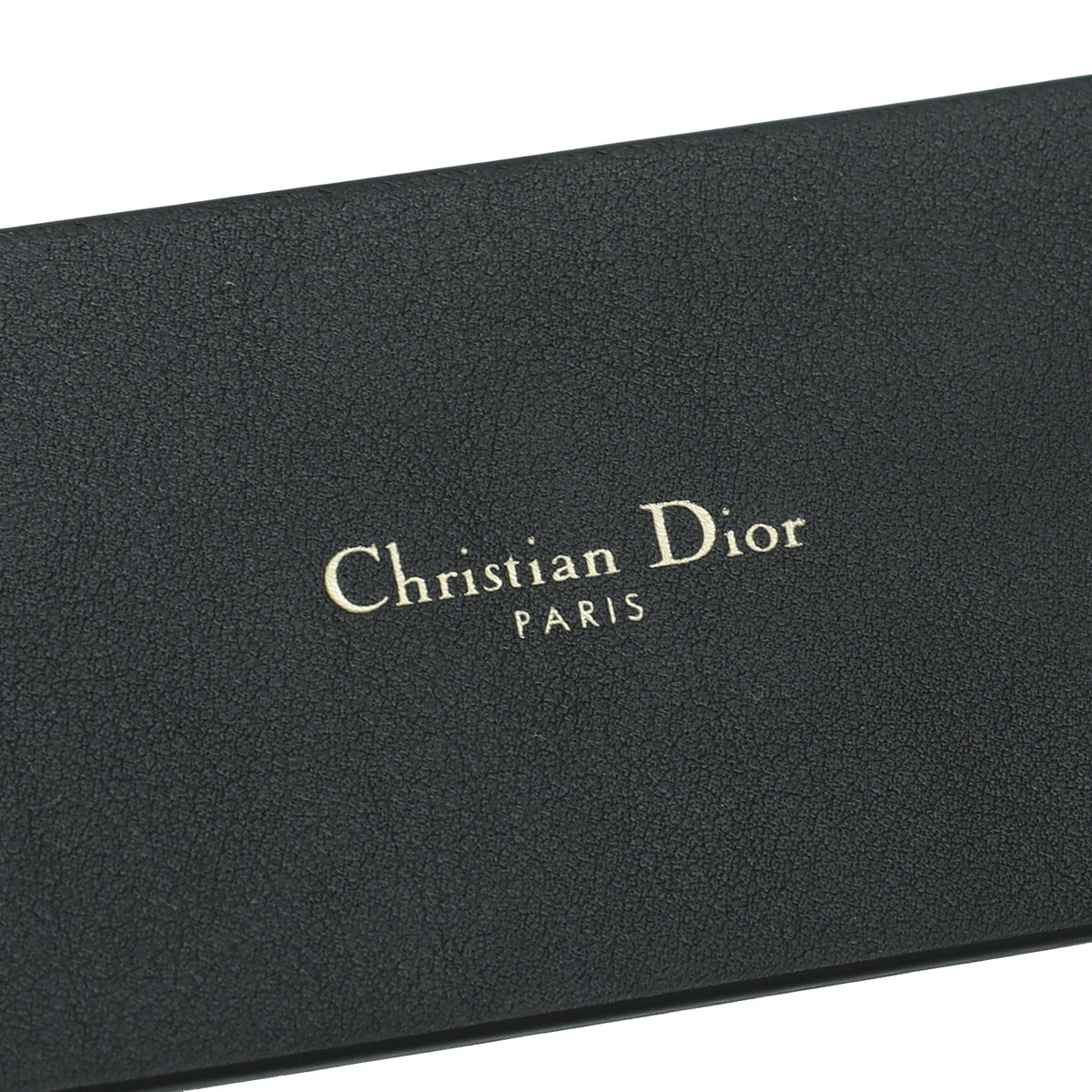 Christian Dior Black Aged Diorquake 55mm Belt