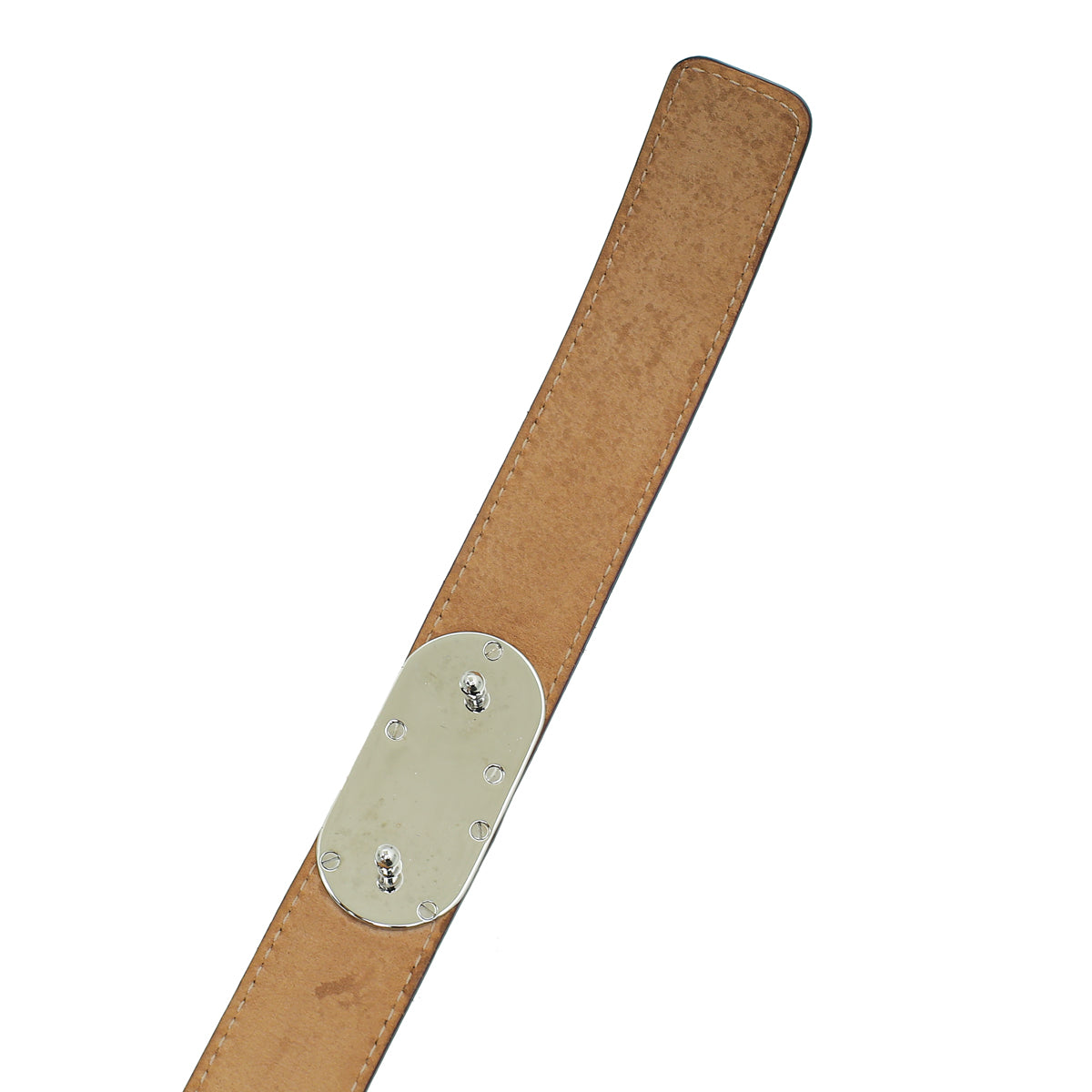 Christian Dior Beige CD Logo Buckle Adjustable Belt