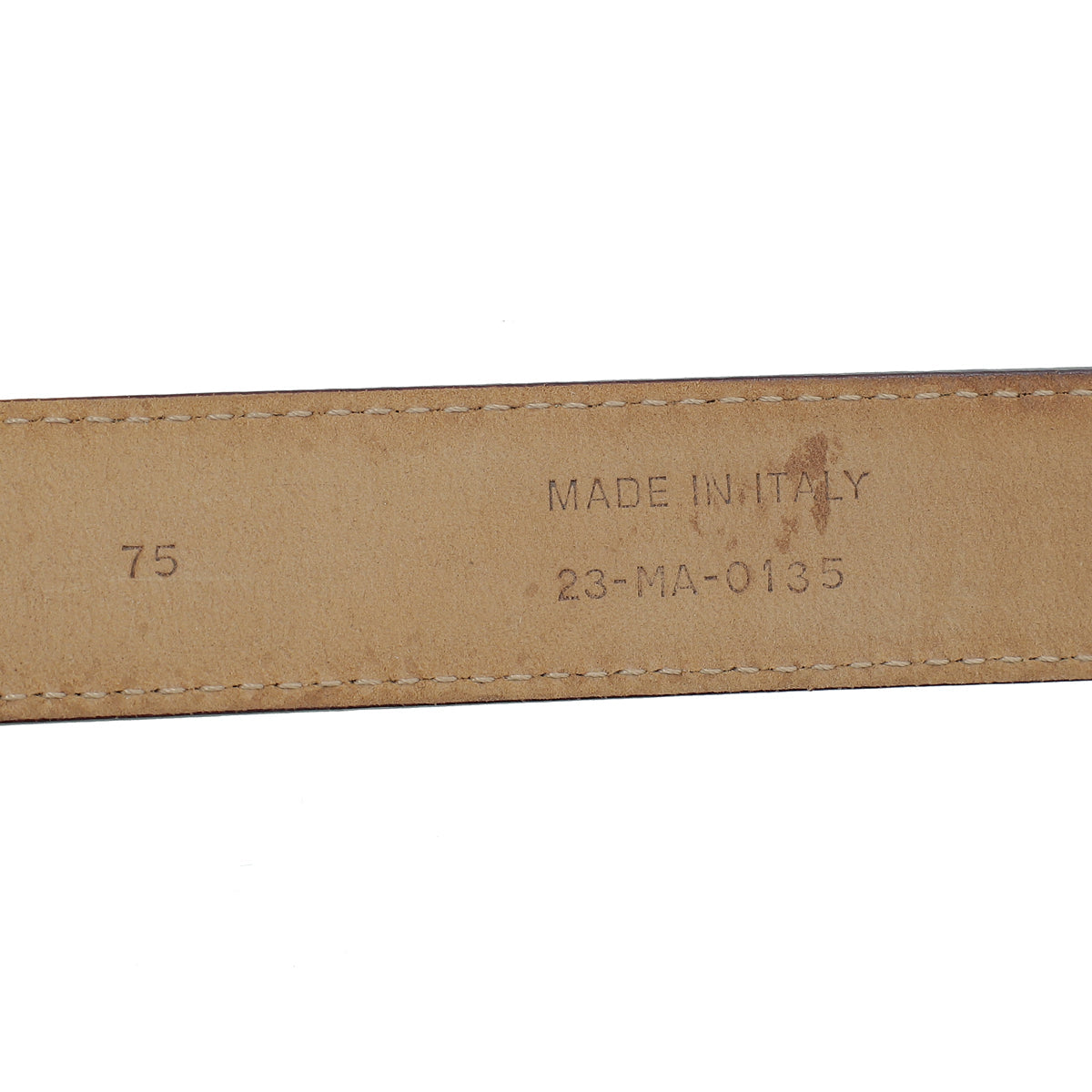 Christian Dior Beige CD Logo Buckle Adjustable Belt