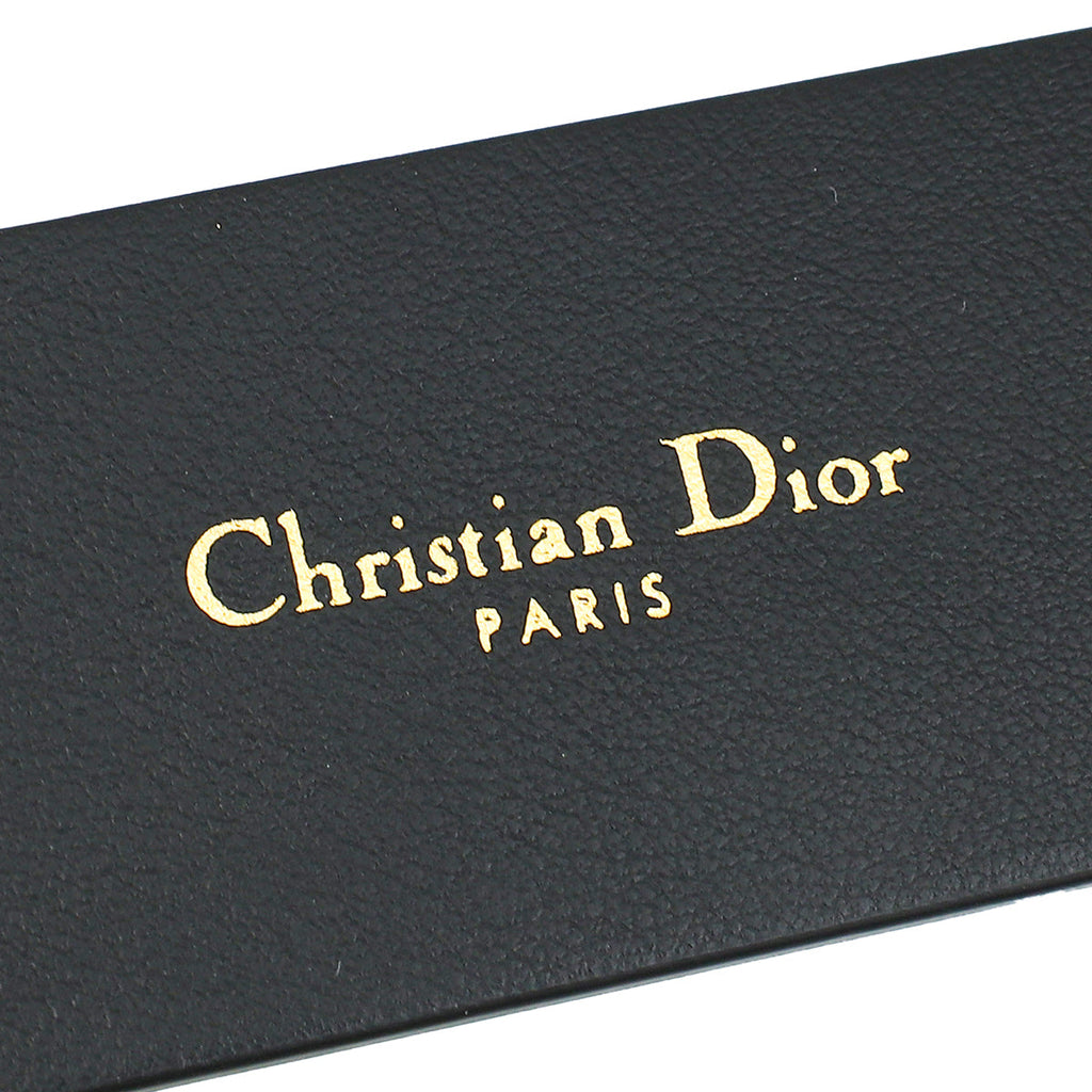 Christian Dior Black 30 Montaigne 35mm Belt