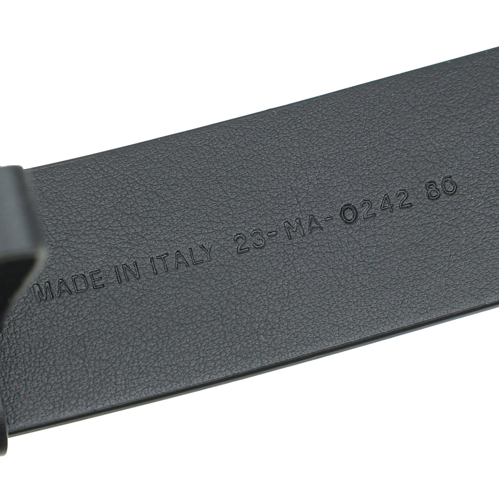 Christian Dior Black 30 Montaigne 35mm Belt