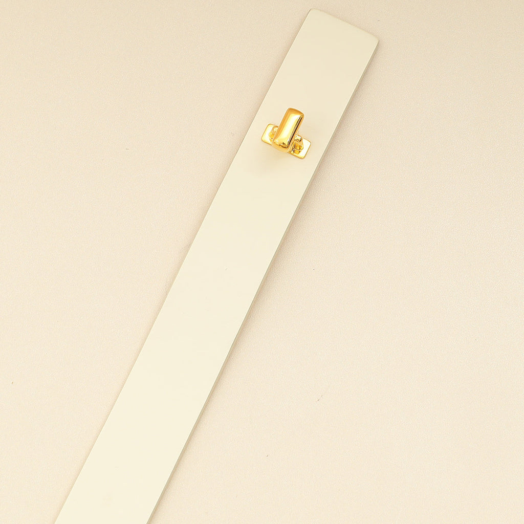 Christian Dior White 30 Montaigne Avenue Belt