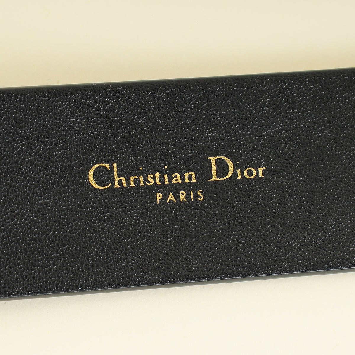 Christian Dior Black 30 Montaigne 35mm Belt