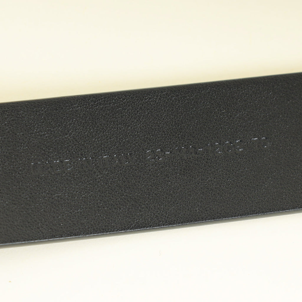 Christian Dior Black 30 Montaigne 35mm Belt