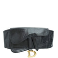 Christian Dior Black Saddle Belt Bag