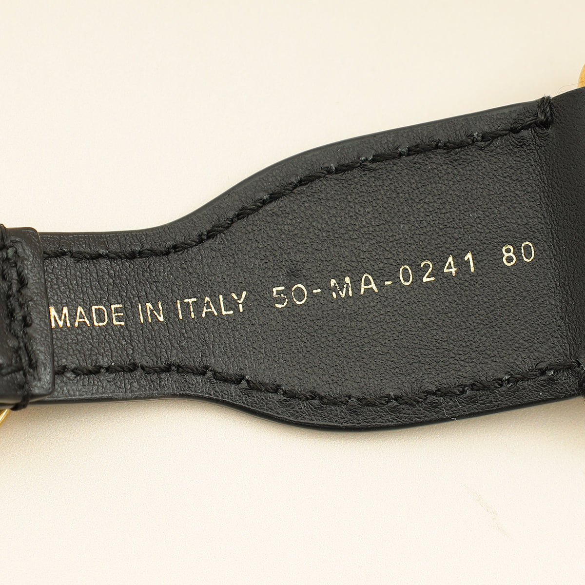 Christian Dior Navy Blue Jacquard Logo Oblique CD Waist Belt