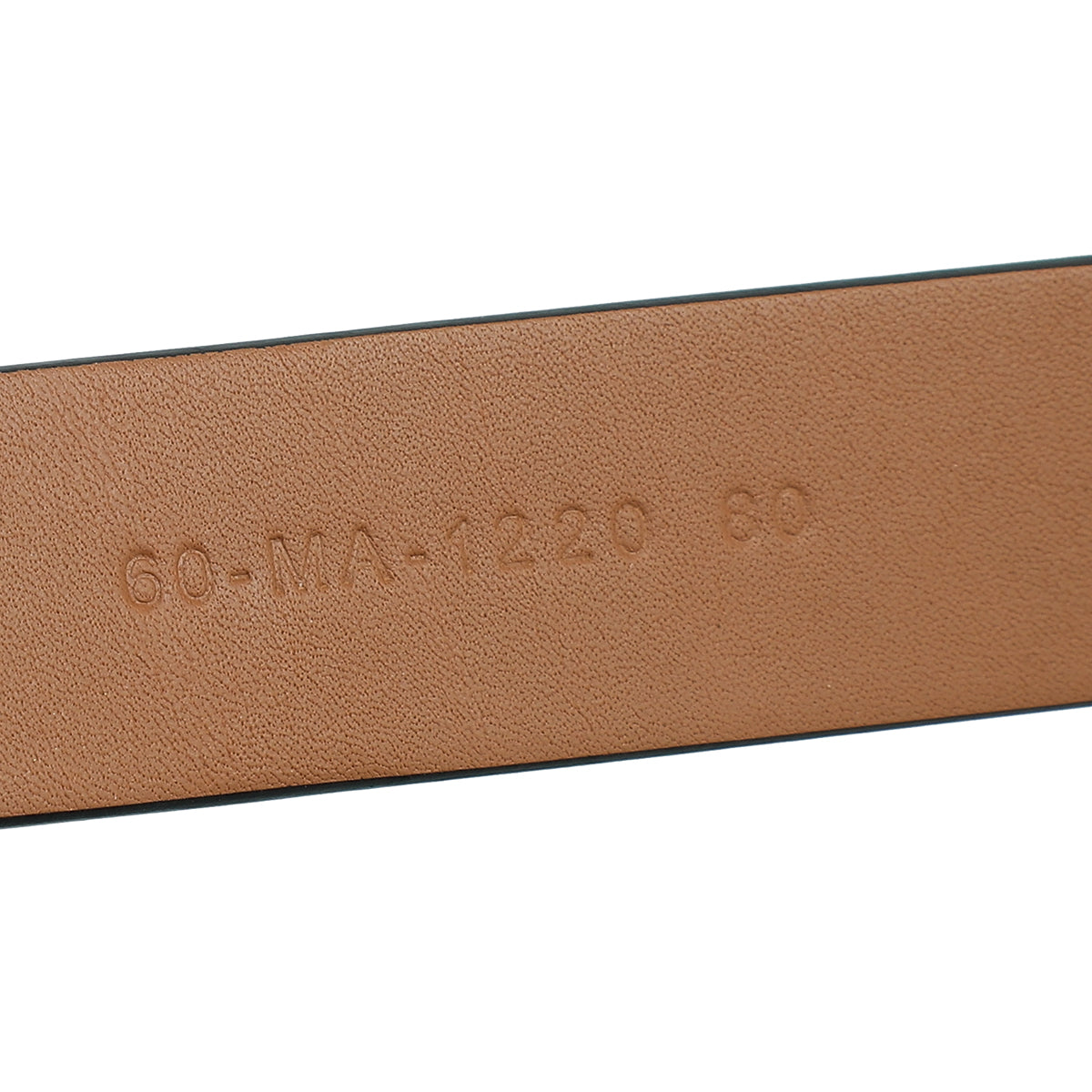 Christian Dior Brown CD Saddle Belt
