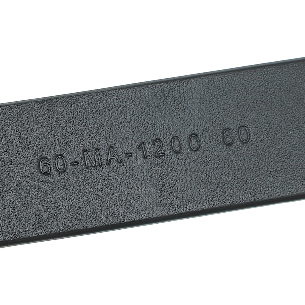 Christian Dior Black CD Saddle Belt
