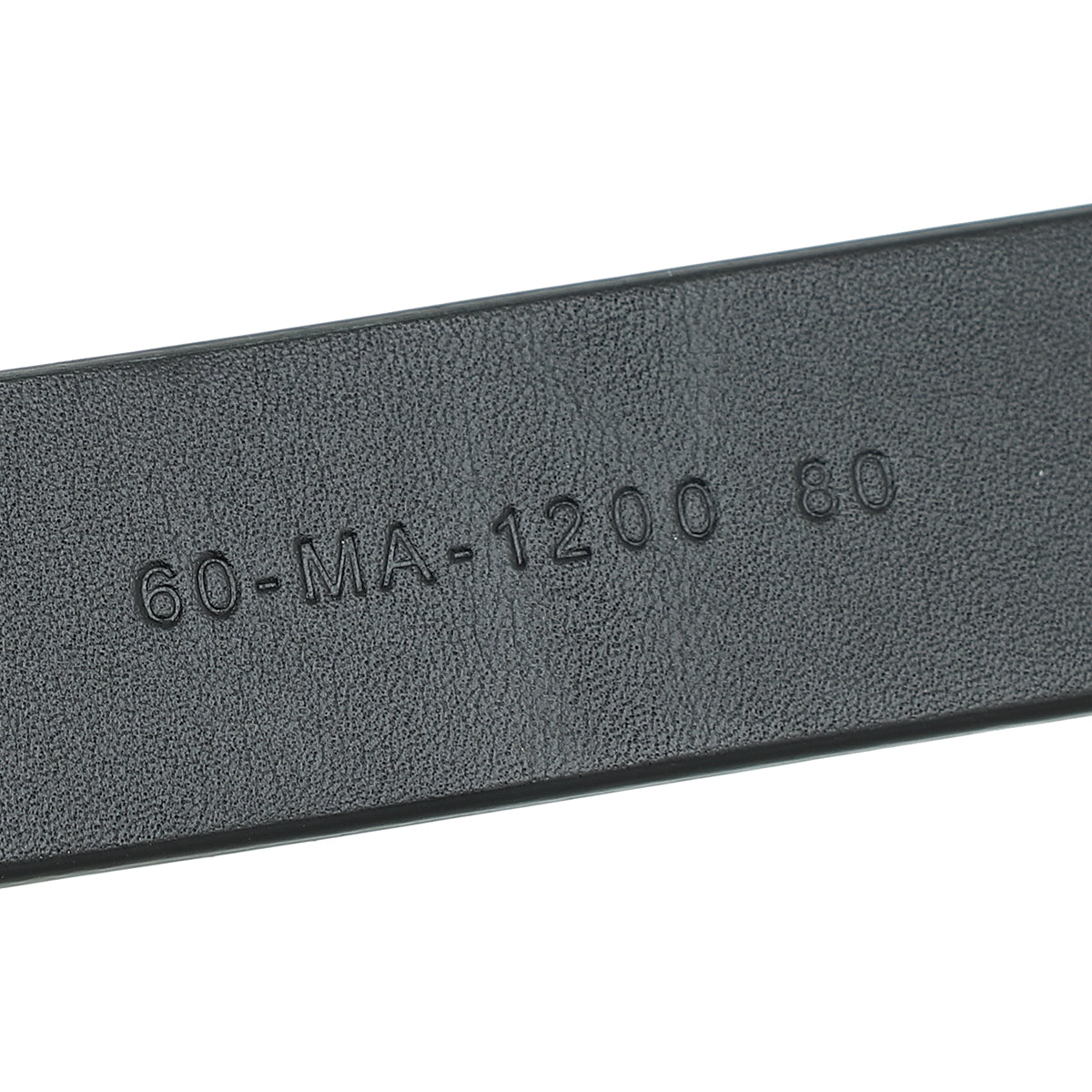 Christian Dior Black CD Saddle Belt